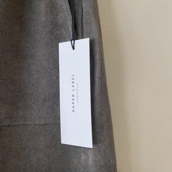 NWT Paper Label 100% Cotton Tommy Bermuda Short Charcoal Grey - Picture 4 of 13